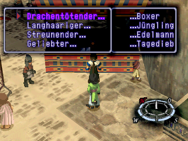 Screenshot von der Auswahl des Decknamens vor dem Turnier von Breidablik