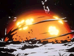 Massive explosion after the fights in Lahan Village