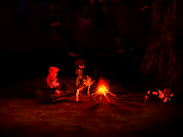 Elly and Citan have a deep conversation while Fei pretends to sleep