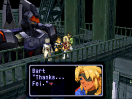 Bart thanks Fei after fending off the intruders