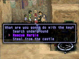 Old man asking Fei what he's going to do with the sewer key