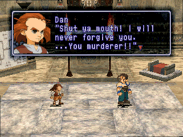 Dan shouts at Fei during the tournament