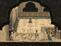 Ambush in the courtyard of Fatima Castle
