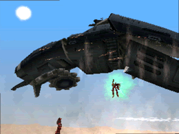 The red Gear from Ramsus' nightmare lifting the entire Yggdrasil up as Bart watches in horror