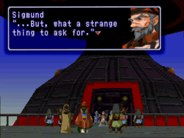 Sigmund is confused by the masked woman's unusual request
