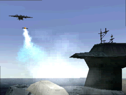Bart shoots down the Goliath