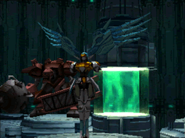 Emeralda, in hear Gear Crescens, guards the final "Gate"