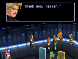 Erich thanks Hammer for helping out during the escape from Solaris