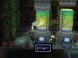 Fei sees Elly inside a nanoreactor at Taura's house