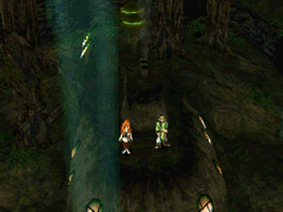 Elly and Citan stand on top of Taura's house