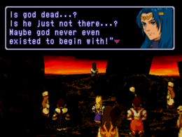 Krelian turns atheist: Is god dead...? Is he just not there...? Maybe god never even existed to begin with!