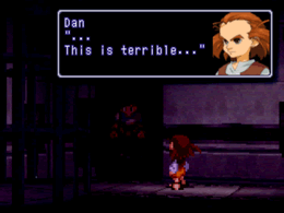 Dan encounters the carbonite-frozen Fei in the prison of Shevat and is shocked